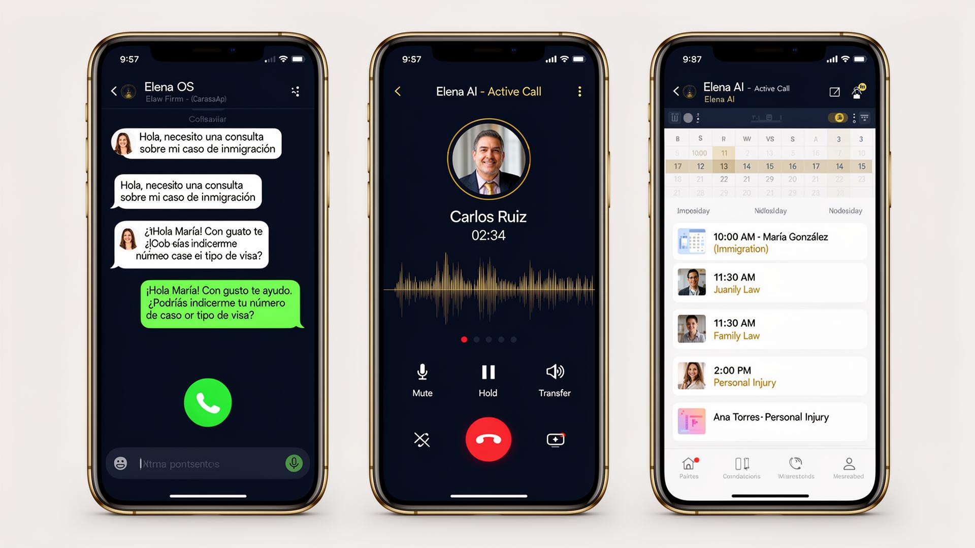 Elena AI employees - chat, calls, calendar